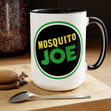 Mosquito Joe Two-Tone Coffee Mugs, 15oz