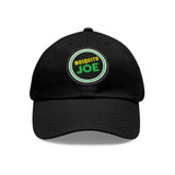 Dad Hat with Leather Logo Patch (Round)