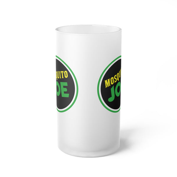 Mosquito Joe Frosted Glass Beer Mug